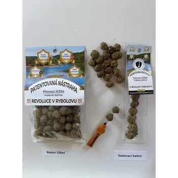 Boilies Patented Baits plovoucí Ježek sušené dafnie Velikost: balení 125 ml