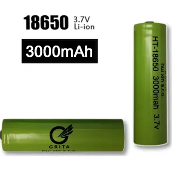 Článková baterie Nabíjecí baterie Li-Ion 18650, 3000 mAh
