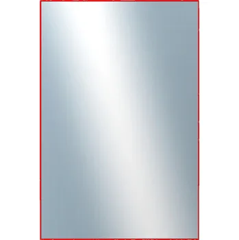 Koupelnový nábytek DANTIK - Zarámované zrcadlo - rozměr s rámem cca 80x120 cm z lišty Hliník červená | P01-098 (7001098)