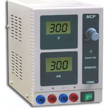 Laboratorní zdroj Laboratorní vysokonapěťový zdroj SPN300-3C 300V/300mA DC MCP