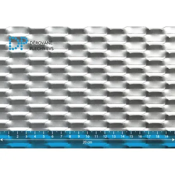 Plech Tahokov pozinkovaný PRIVAT 47x18/8, 1,5x2000x1000 mm