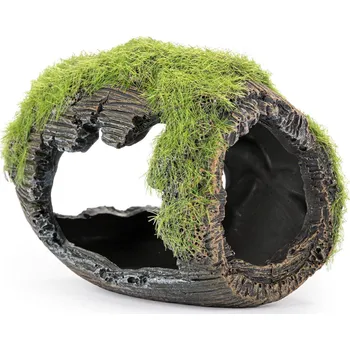 Dekorace do akvária Happet Velký sud pokrytý mechem - Dekorace do akvária