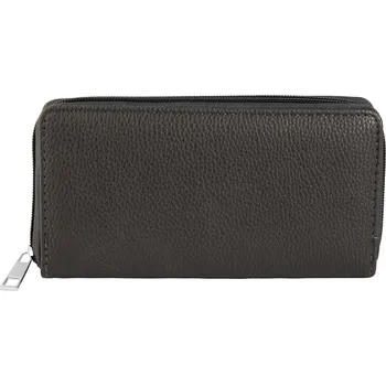 Peněženka Dámská peněženka Charm z imitace kůže jednobarevná černá