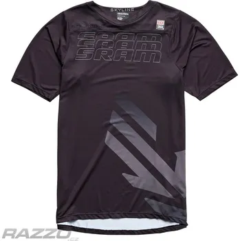cyklistický dres Dres na kolo TroyLeeDesigns Skyline SS Jersey SRAM Eagle One Black XXL