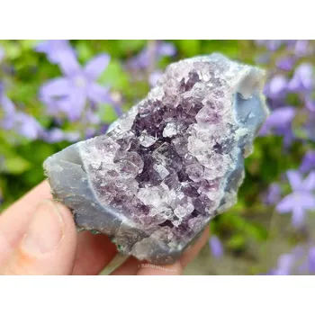 Přírodní kámen Ametystová drúza z Brazílie 121g