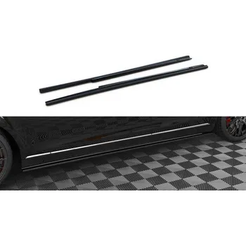 Auto-moto Prahové lišty V.1 Mercedes-Benz S W222 černý lesklý plast