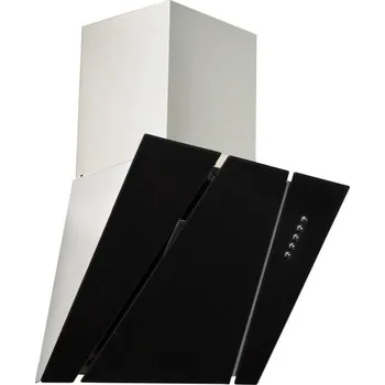 Digestoř CATA EMPIRE KD Bílé/černé sklo Odsavač par Barva: Nerez / černá, Výkon: 297 m3/h, Šířka: 60 cm