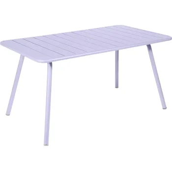 Zahradní stůl Fialový kovový stůl Fermob Luxembourg 143 x 80 cm