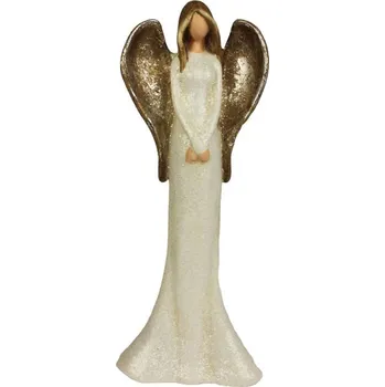 Vánoční dekorace DEKORAČNÍ ANDĚL ZLATÝ 29,3cm