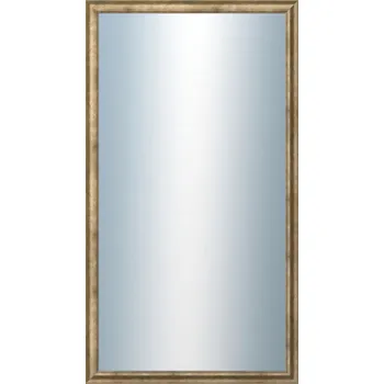 Zrcadlo DANTIK - Zarámované zrcadlo - rozměr s rámem cca 50x90 cm z lišty TRITON bílý bronz (2140)