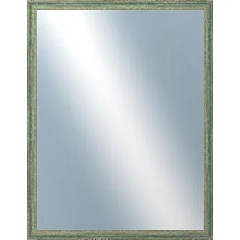 Zrcadlo DANTIK - Zarámované zrcadlo - rozměr s rámem cca 70x90 cm z lišty LYON zelená (2706)