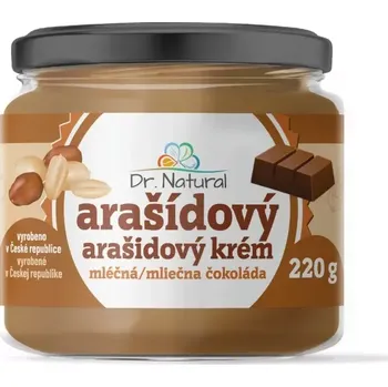 Dr.Natural Arašídový krém s mléčnou čokoládou 220g