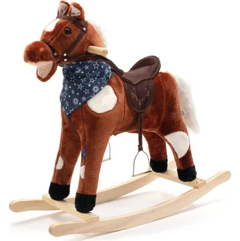 Houpací kůň Houpací koník s melodií a šátkem Baby Mix Jurášek