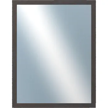 Zrcadlo DANTIK - Zarámované zrcadlo - rozměr s rámem cca 70x90 cm z lišty RETRO tmavě šedá (2529)
