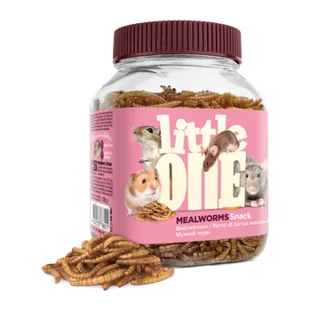Krmivo pro hlodavce Little One mouční červi 70g