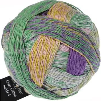 Příze Schoppel Wolle Crazy Cotton Stärke 4 2628 Arzt oder Apotheker (Příze Crazy Cotton Stärke 4 2628 Arzt oder Apotheker)