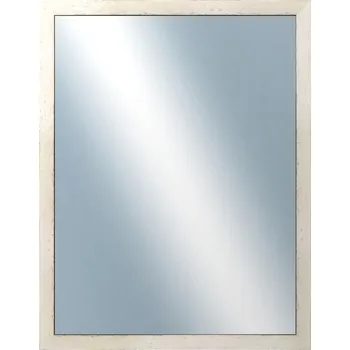 Zrcadlo DANTIK - Zarámované zrcadlo - rozměr s rámem cca 70x90 cm z lišty RETRO bílá (2531)