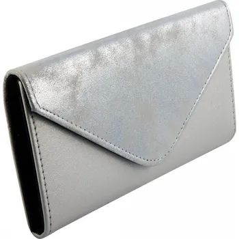 Peněženka Dámská peněženka Charm v provedení psaníčko stříbrná metalická