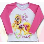 DOVOZ EU DÍVČÍ TRIČKO DISNEY PALACE PETS ROYAL PONY BLONDIE DLOUHÝ RUKÁV Velikost: 104/110