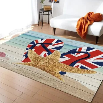 Koberec Retro koberec s britskou vlajkou - 12,60 x 90 cm 24 x 36 palců