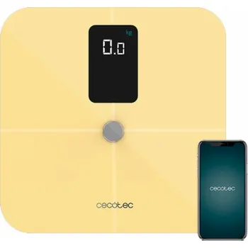 Masážní přístroj Osobní váha Cecotec, 4263 Surface Precision 10400, velká obrazovka, SmartBlue, tvrzené sklo, automatické vypnutí, lithiová baterie 600mAh