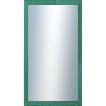 Zrcadlo DANTIK - Zarámované zrcadlo - rozměr s rámem cca 50x90 cm z lišty RETRO zelená (2535)