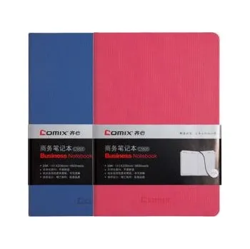 Zápisník Comix Poznámkový blok PU 141x206mm C5805 Barva: Modrá