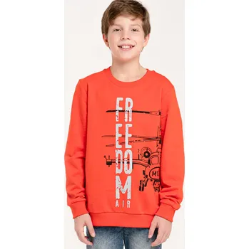 Chlapecká mikina Chlapecká mikina Freedom Air - oranžová 140