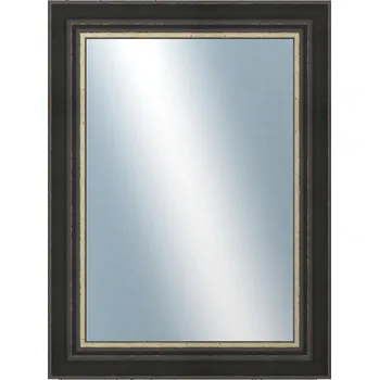 Zrcadlo DANTIK - Zarámované zrcadlo - rozměr s rámem cca 60x80 cm z lišty GREECE černá (2641)