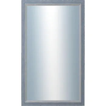 Zrcadlo DANTIK - Zarámované zrcadlo - rozměr s rámem cca 60x100 cm z lišty AMALFI modrá (3116)
