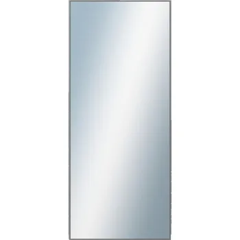 Koupelnový nábytek DANTIK - Zarámované zrcadlo - rozměr s rámem cca 60x140 cm z lišty Hliník šedá drás. | P269-223 (7269223)