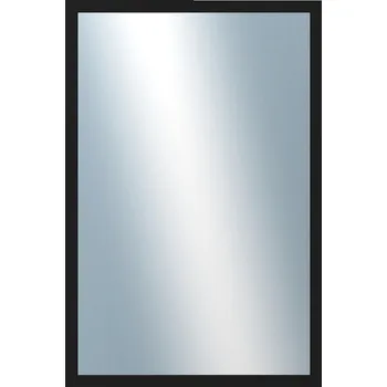 Zrcadlo DANTIK - Zarámované zrcadlo - rozměr s rámem cca 40x60 cm z lišty PERLA černá lesklá vysoká (2548)