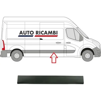 Lišta karosérie Ochranná lišta Renault Master od 2010 pravá, posuvné dveře 1465 mm, 8287600Q0B
