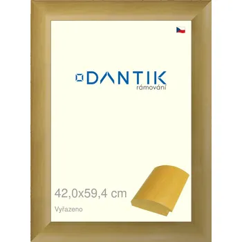 Rám na obraz DANTIK rámeček 42x59,4 | Vyřazeno | RENÉ přírodní (Plexi Čiré) (Vyrobeno s láskou u nás v DANTIKU)
