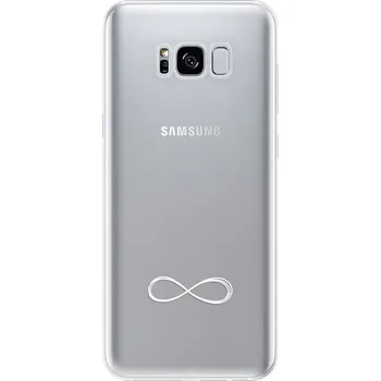 Odolné silikonové pouzdro iSaprio - čiré - Infinity - Samsung Galaxy S8