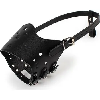 Náhubek pro psa Surtep Animals Kožený náhubek Settable pro psa Barva: Černá, Velikost: XS