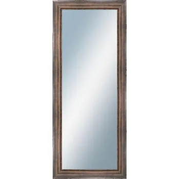 Zrcadlo DANTIK - Zarámované zrcadlo - rozměr s rámem cca 50x120 cm z lišty TRITON široký měď antik (2951)