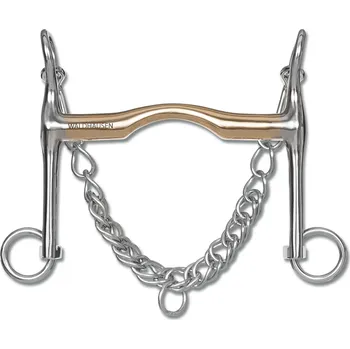 Udidlo pro koně Waldhausen Drezurní páka Cyprium Silver Velikost: 12,5 cm