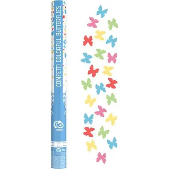 Karnevalový kostým Vystřelovací konfety - Barevní motýlci