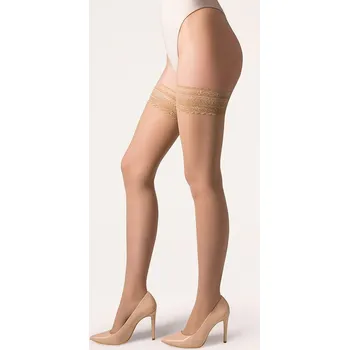 Dámské punčochy Dámské punčochy Gabriella Caroline 475 1-4 přírodní 3/4-M/L