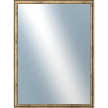 Zrcadlo DANTIK - Zarámované zrcadlo - rozměr s rámem cca 60x80 cm z lišty TRITON bílý bronz (2140)