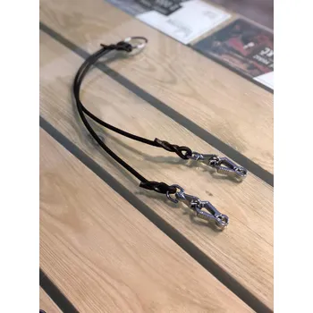 Vodítko pro psa Rozdvojka - kulatá kůže vypouštěcí