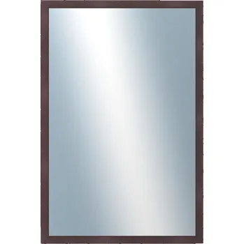 Zrcadlo DANTIK - Zarámované zrcadlo - rozměr s rámem cca 40x60 cm z lišty FC hnědá vysoká (2184)