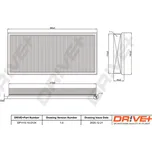 Vzduchový filtr Dr!ve+ DP1110.10.0124