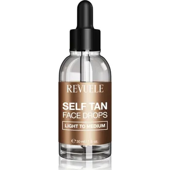 Samoopalovací přípravek Revuele Paradise Bronze Self Tan Face Drops samoopalovací kapky na obličej odstín Light To Medium 30 ml