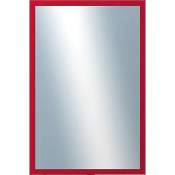 Zrcadlo DANTIK - Zarámované zrcadlo - rozměr s rámem cca 40x60 cm z lišty PERLA červená lesklá vysoká (2878)