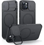 JP CamProtection MagSafe obal s 4.5M SGS certifikátem, iPhone 13 / 14 / 15, černý