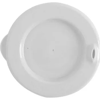 Jednorázové nádobí víčko na kelímek 200 ml, PP, hot cup, bílé