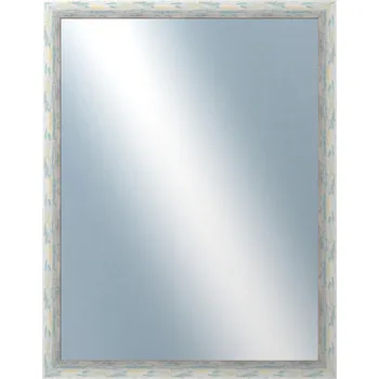 Zrcadlo DANTIK - Zarámované zrcadlo - rozměr s rámem cca 70x90 cm z lišty PAINT zelená velká (2964)