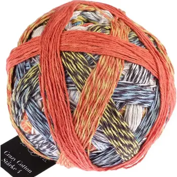 Příze Schoppel Wolle Crazy Cotton Starke 4 2366 Urgestein (Příze Crazy Cotton Starke 4 2366 Urgestein)